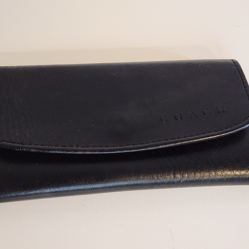 Coach Black Leather Wallet
